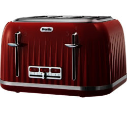 BREVILLE  Impressions VTT783 4-Slice Toaster - Venetian Red